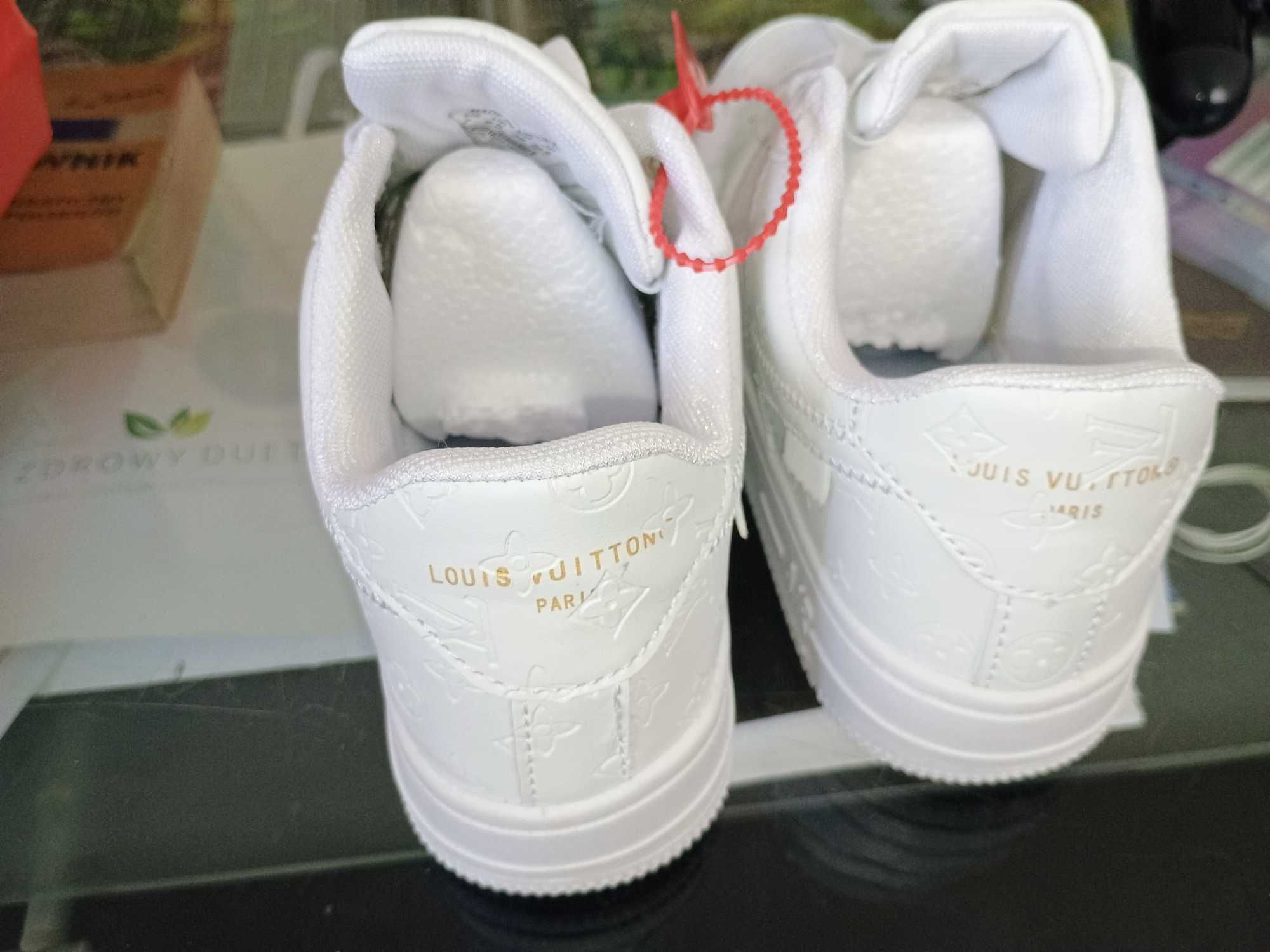 Białe buty Nike Louis Vuitton