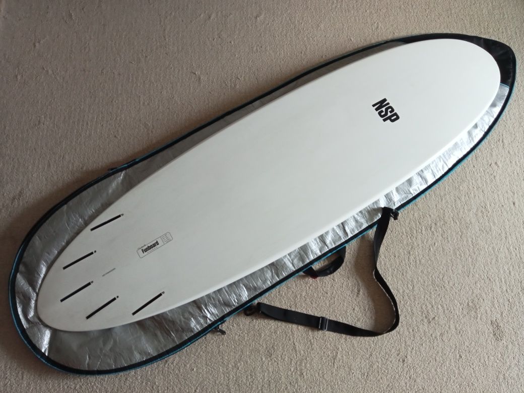 Surfboard NSP 6'8/bag/leash/fins