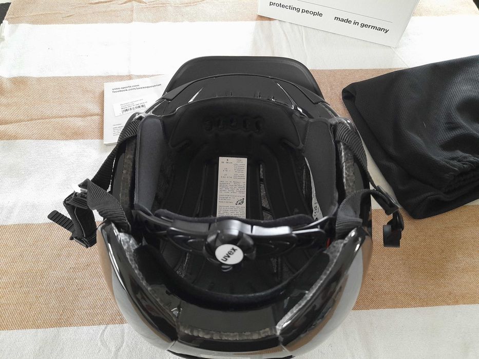 Kask jeździecki Uvex Exxential pro r. S/M 55-56 cm