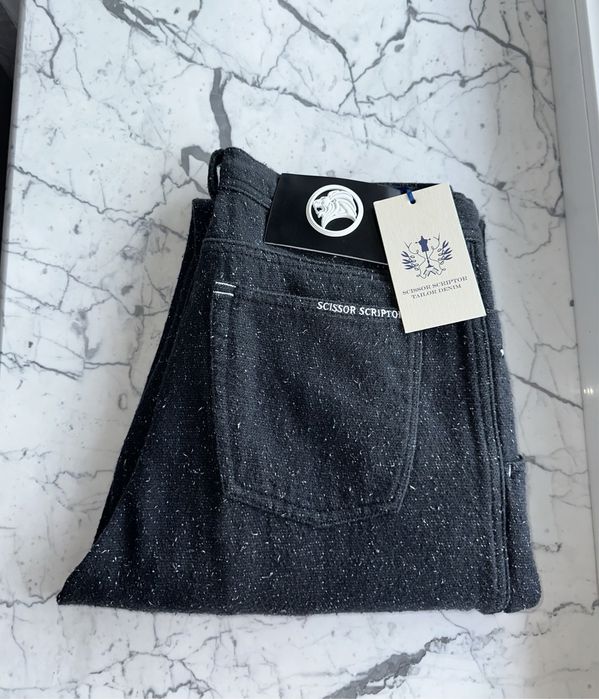 Штаны-брюки из шелка Scissor Scriptor