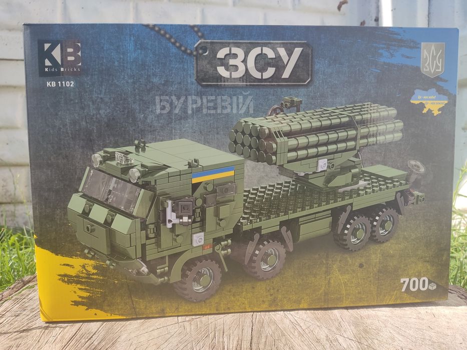 Конструктор KB1102 ЗСУ Буревій 700 деталей