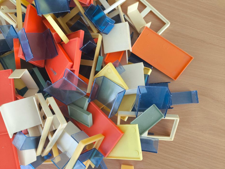 Пластмассовый конструктор времён СССР