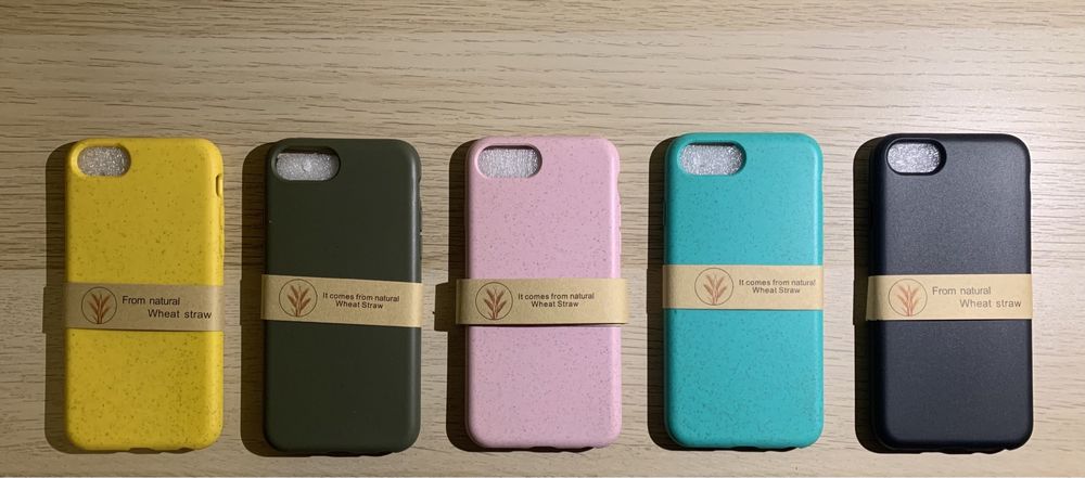 Capas Biodegradaveis Iphone 7 8 SE2020 X XS XR 11 12 12Pro - 2 POR 10€