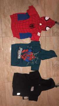 Komplet bluz dziecięcych Spiderman i NBA