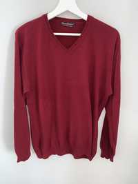 Burgundowy / czerwony sweter (M/L)