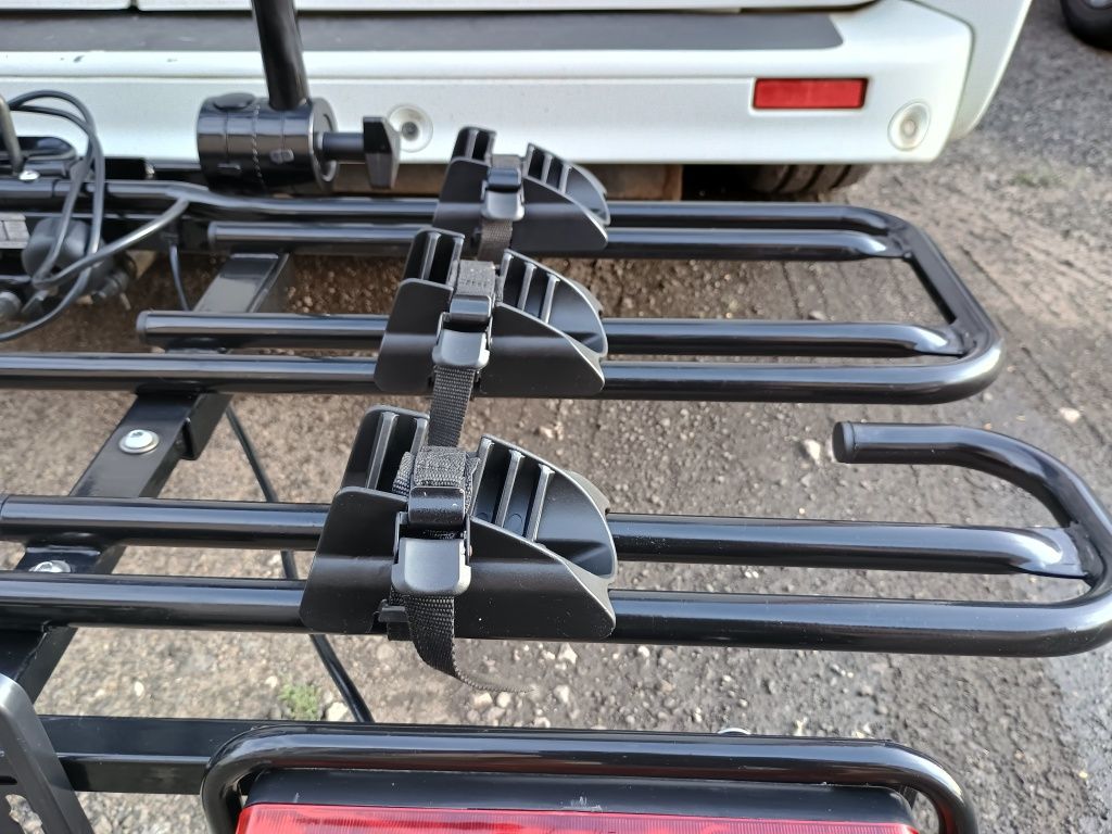Bagażnik rowerowy na hak MFT platforma na 3 rowery udźwig 80 kg