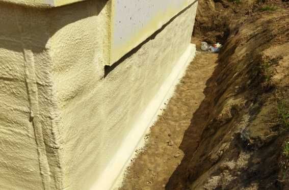 Ocieplenia I hydroizolacja fundamentów Pianą Zamknietokomorową