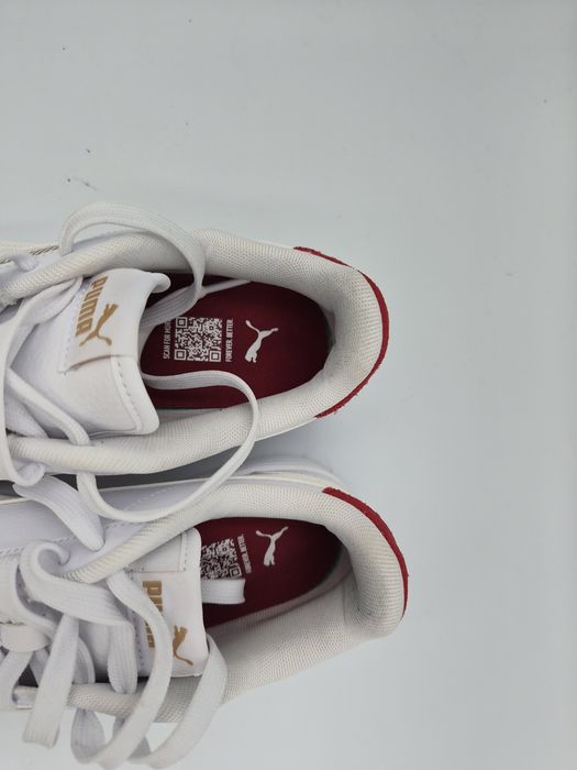 Sneakersy unisex białe Puma 42