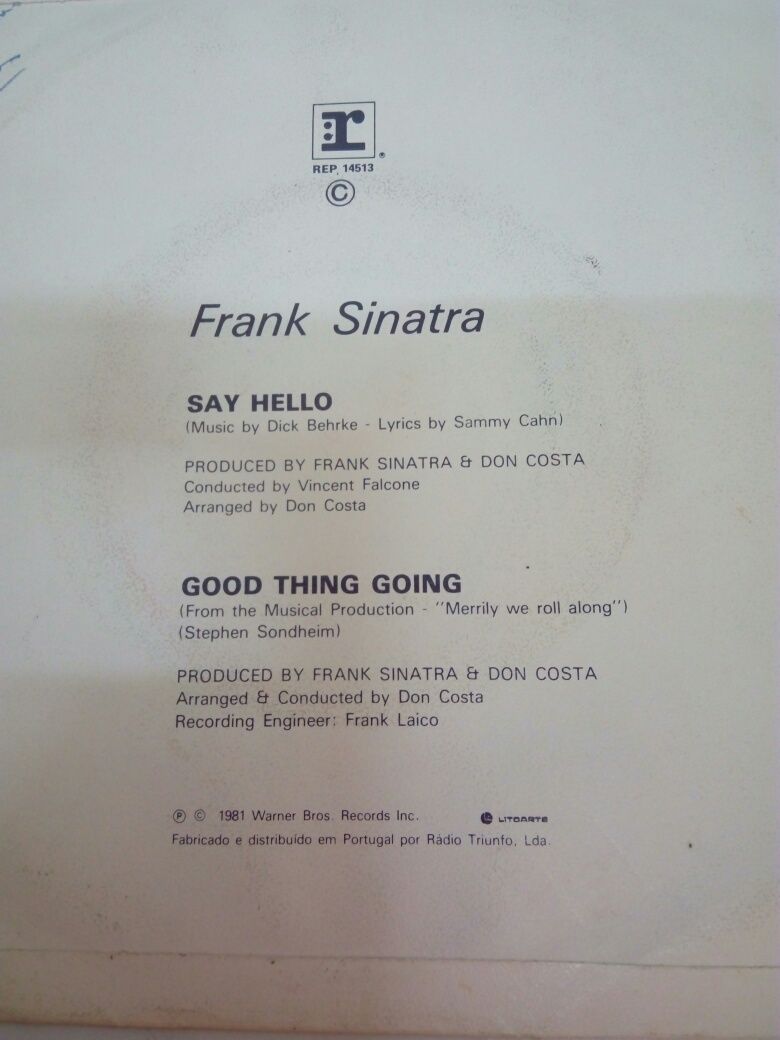 Single Frank Sinatra (raro)