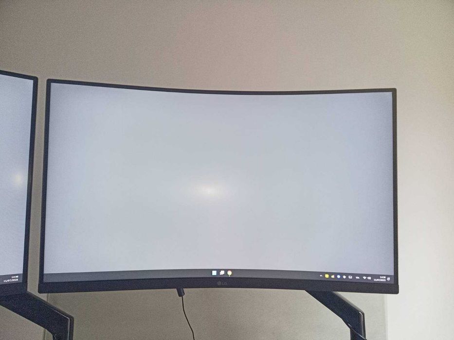 LG 32MR50C-B 32" 100 Hz curved FHD monitor + arm 24-40”gas spring