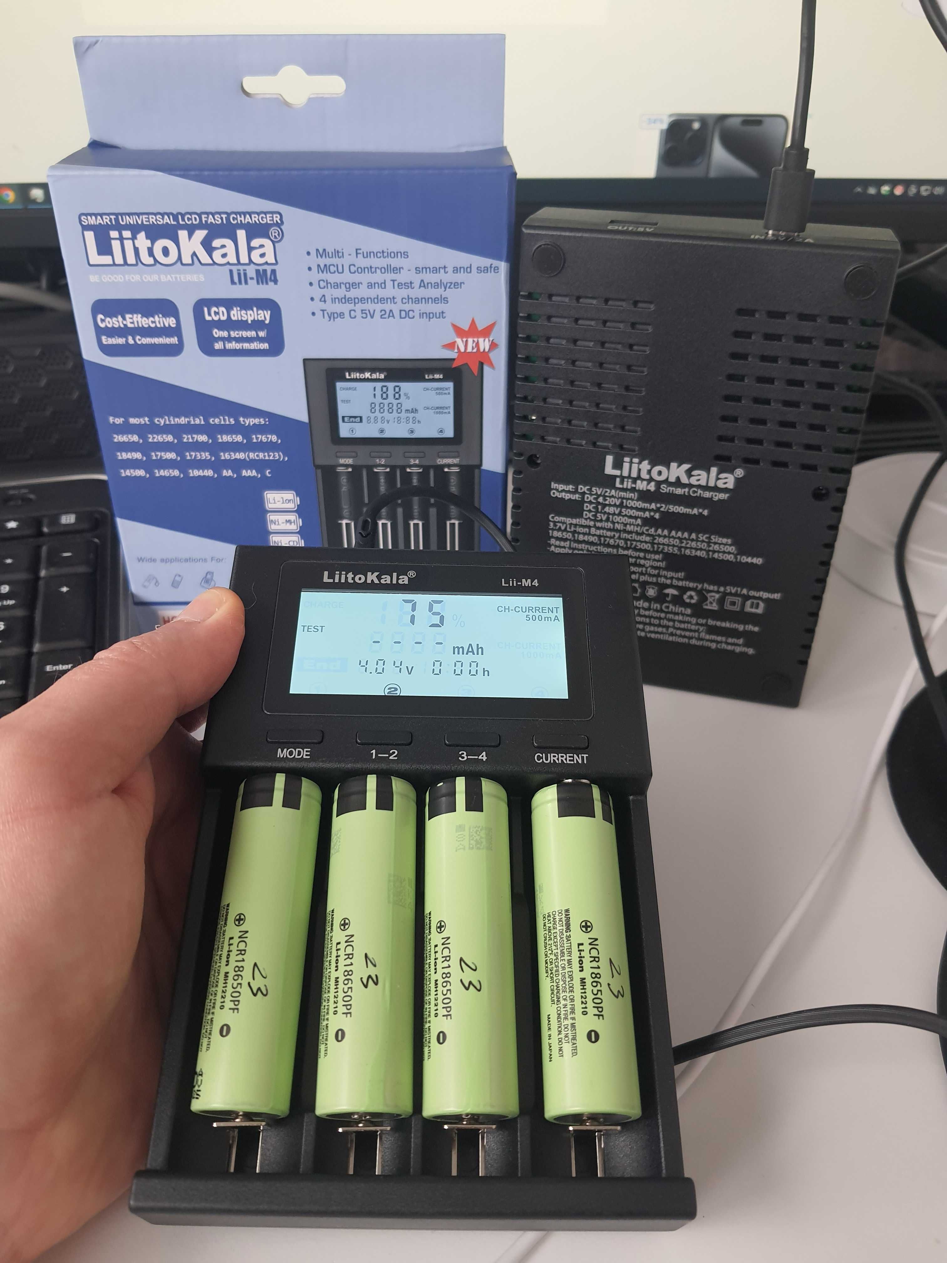 Liitokala lii-500/Liitokala lii-M4/Tестер/зарядне, powerbank -original