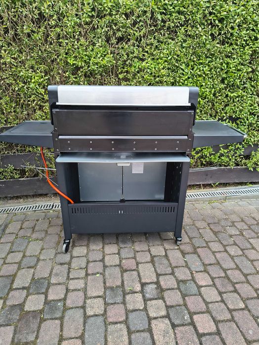 GRILL Gazowy  EL FUEGO LONG BEACH 6+1 ŻELIWO z szybą solidny Nowy !