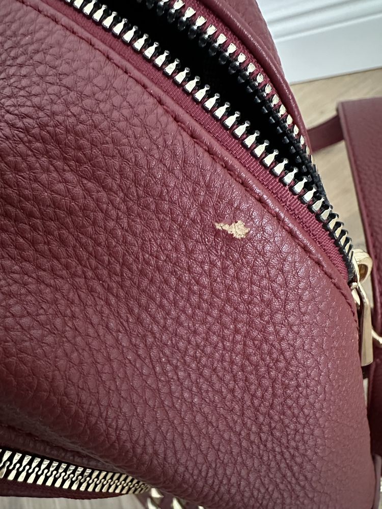 Michael kors bordowy plecak torebka burgund