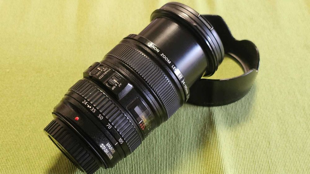 Obiektyw Canon EF 24-105 mm f/4L IS USM + filtr HOYA Super Pro 1