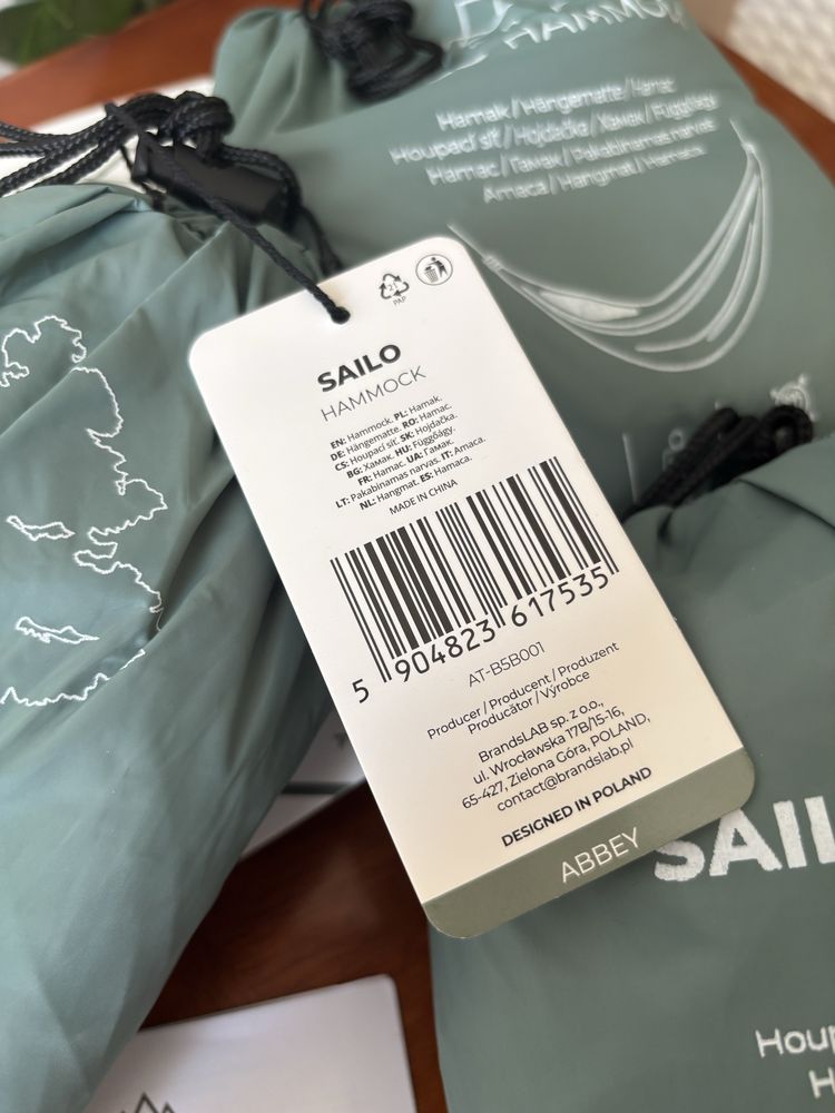185 г Ультралегкий гамак Sailo Hammock