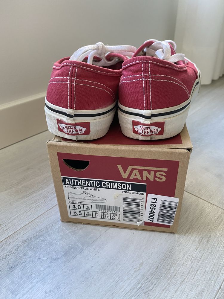 VANS Authentic Vermelhos