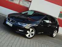 Seat Leon Full LED_Oryg Lakier_Serwis_Półskóry_Ledy w boczkach drzwi_Navi_Niemcy