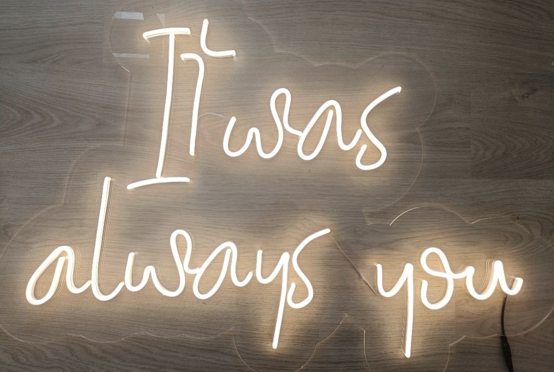 Neon ledon led flex wesele It was always you
