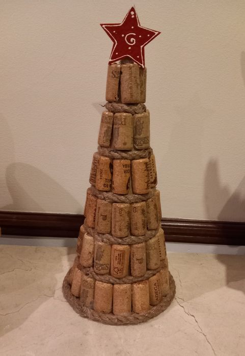Árvore de natal (Rolhas de cortiça)