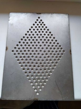 Вентиляційна решітка, метал, нержавійка / Вентиляционная решетка