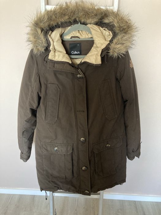 Cubus parka kurtka zimowa puch pierzs ciepła