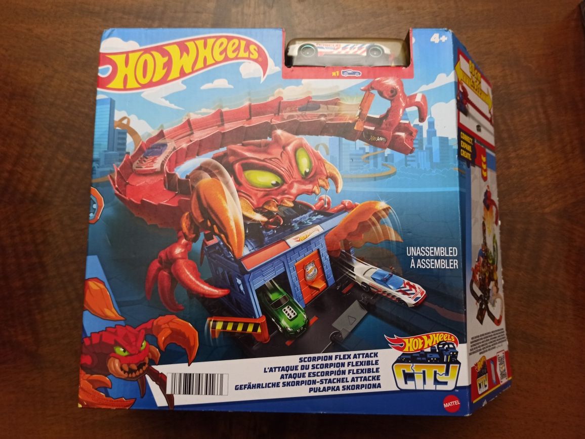 Tor Mattel Hot Wheels City Pułapka Skorpiona HDR32