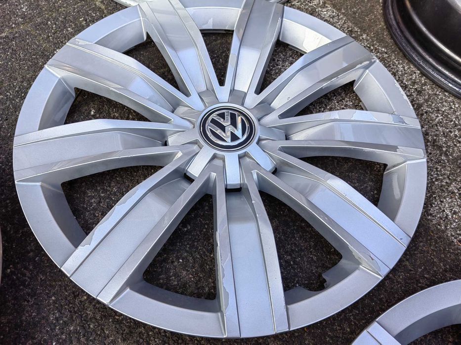 Kołpaki 17 cali VW komplet Oryginalne Tiguan Caddy Golf Passat