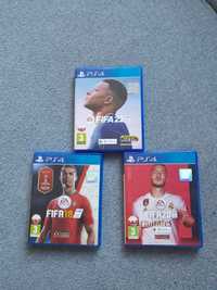 Zestaw gier Fifa 22 Fifa 20 Fifa 18 PS4