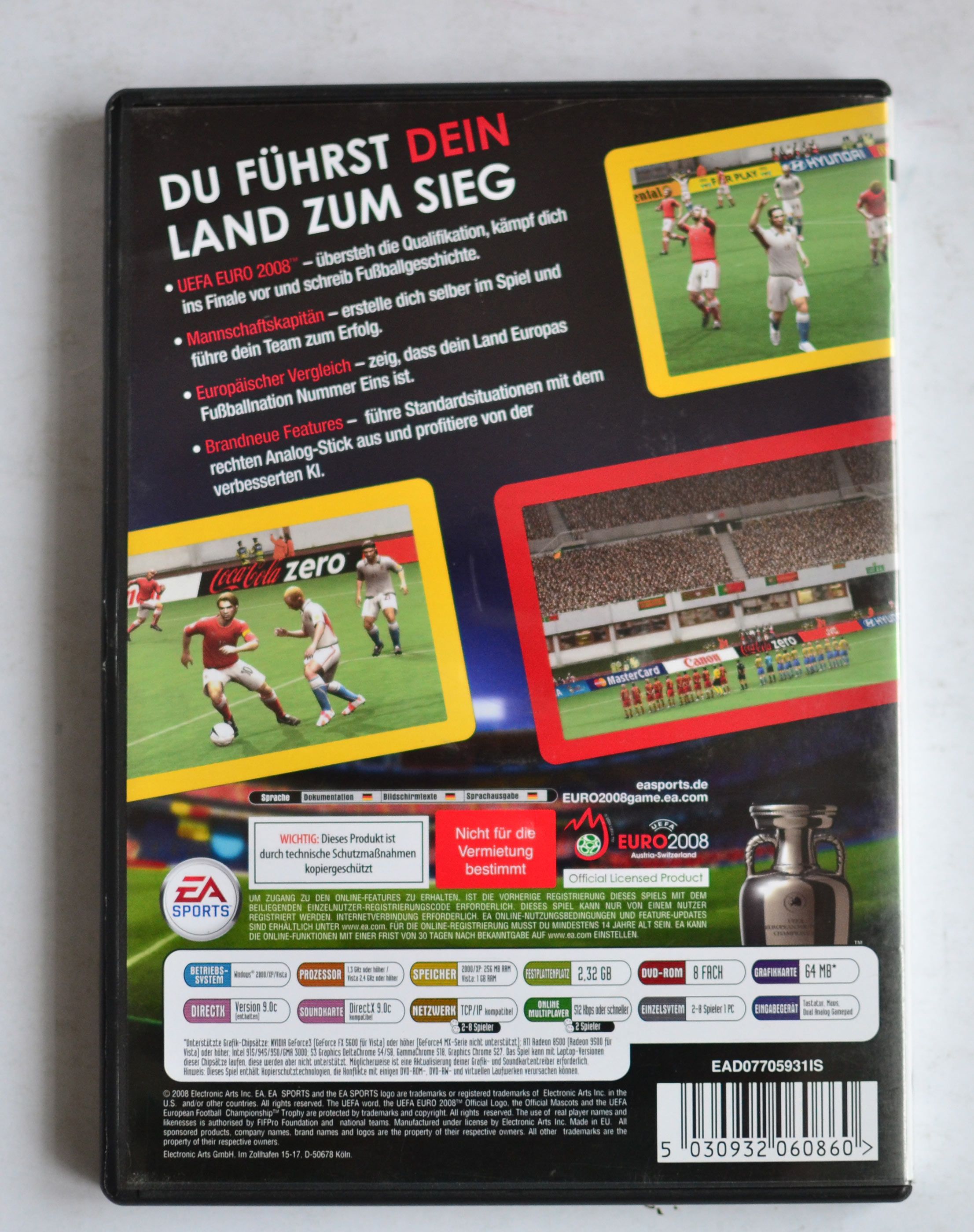 Uefa EURO 2008 Austria-Switzerland PC Wydanie Pudełkowe
