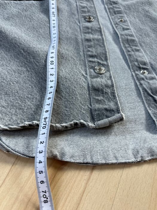 Kurtka jeansowa denim dżins szary Zara
