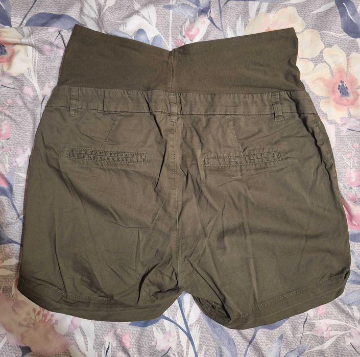 Spodenki ciążowe H&M MAMA khaki 40