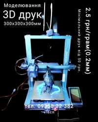 3д печать 3д друк 3D моделювання