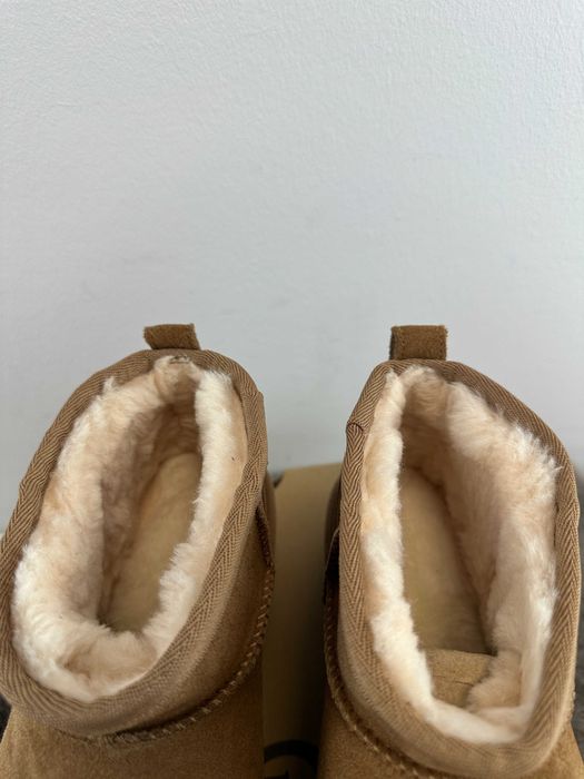 Buty damskie skórzane botki śniegowce UGG Ultra Mini Platform 38