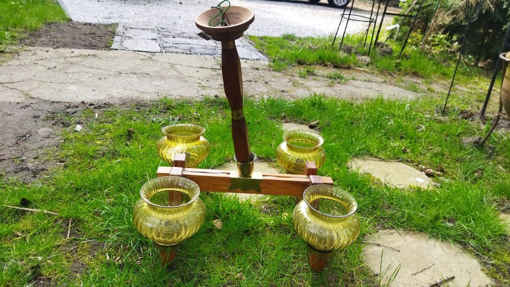 Klosz do żyrandola oświetlenie vintage