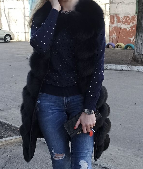 Жилетка из песца