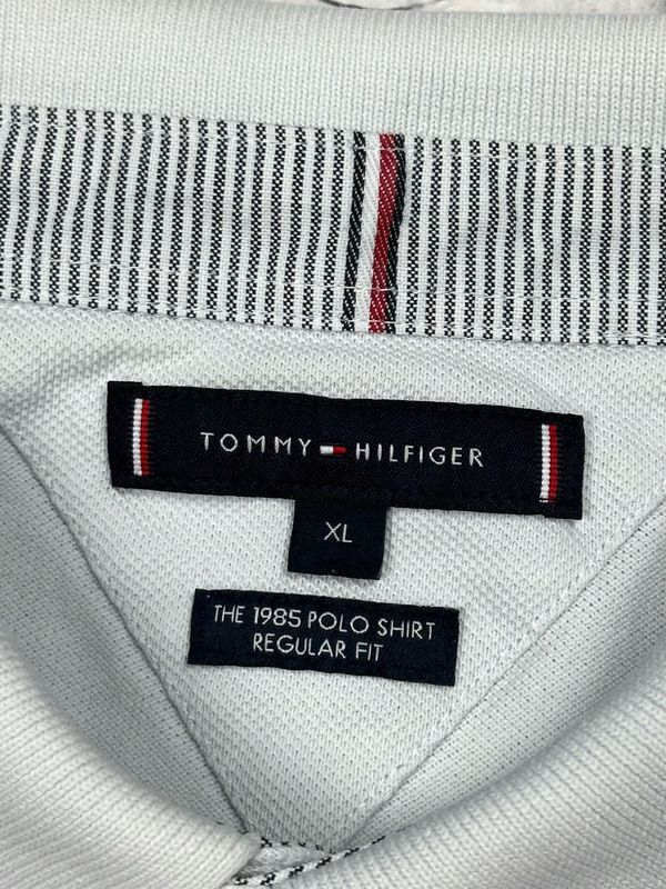 Tommy Hilfiger Koszulka Polo Męska Regular Fit Haftowane Logo r. XL