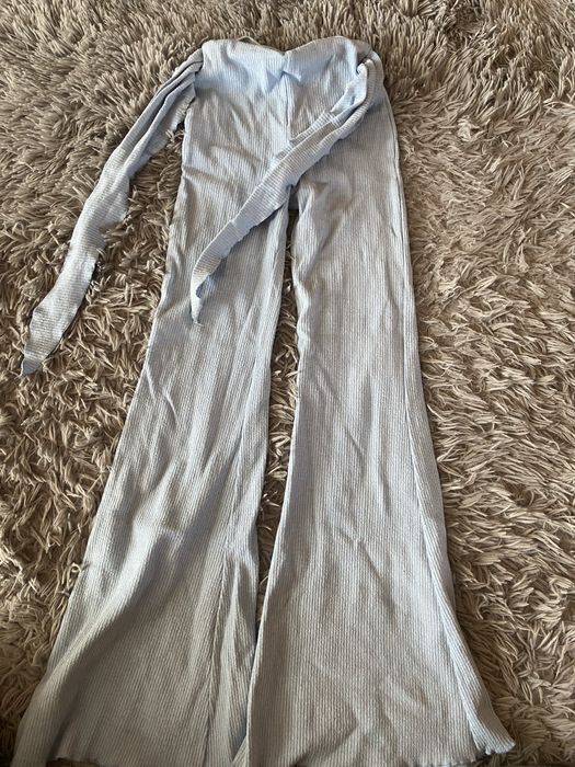 спідниця біла, штани кльош з bershka