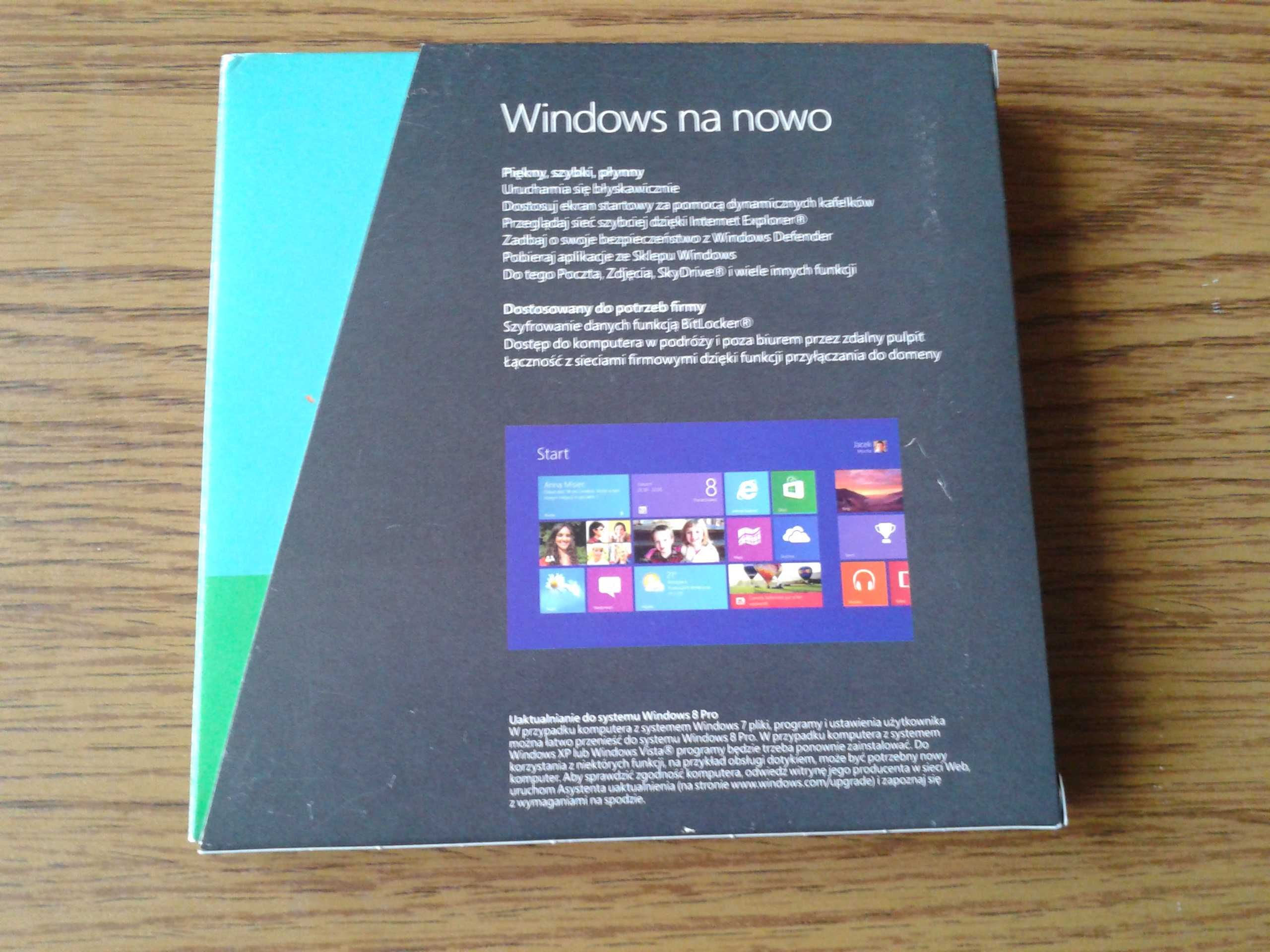 Microsoft Windows 8 Professional BOX PL