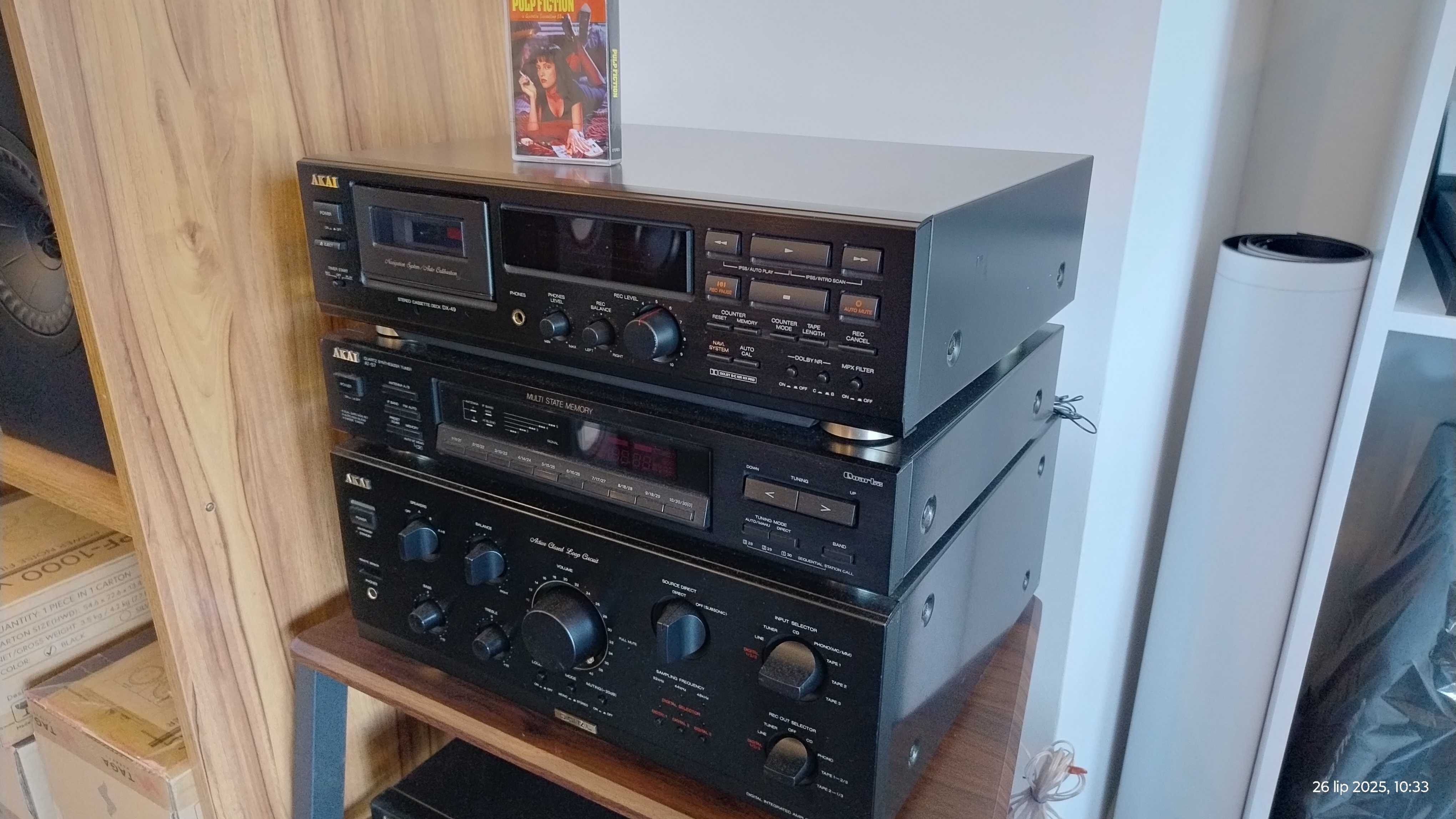 AKAI AM-69 + AT-57 + DX-49 + Oryginalny pilot