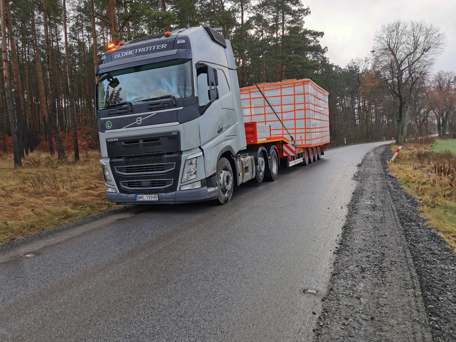 Transport Maszyn Budowlanych Rolniczych Niskopodwoziowy PL CAŁA EUROPA