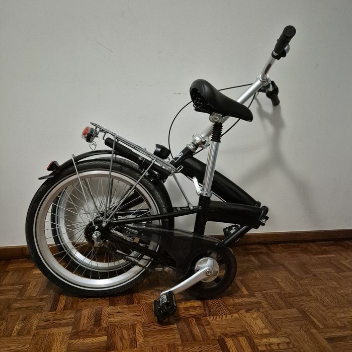 Bicicleta dobrável em alumínio