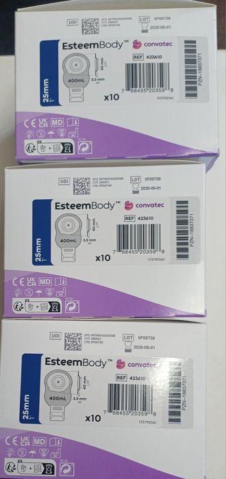 Convatec Worki stomijne 423610 nowe 30 szt