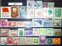 Vários Lotes - 35 selos  América / Asia