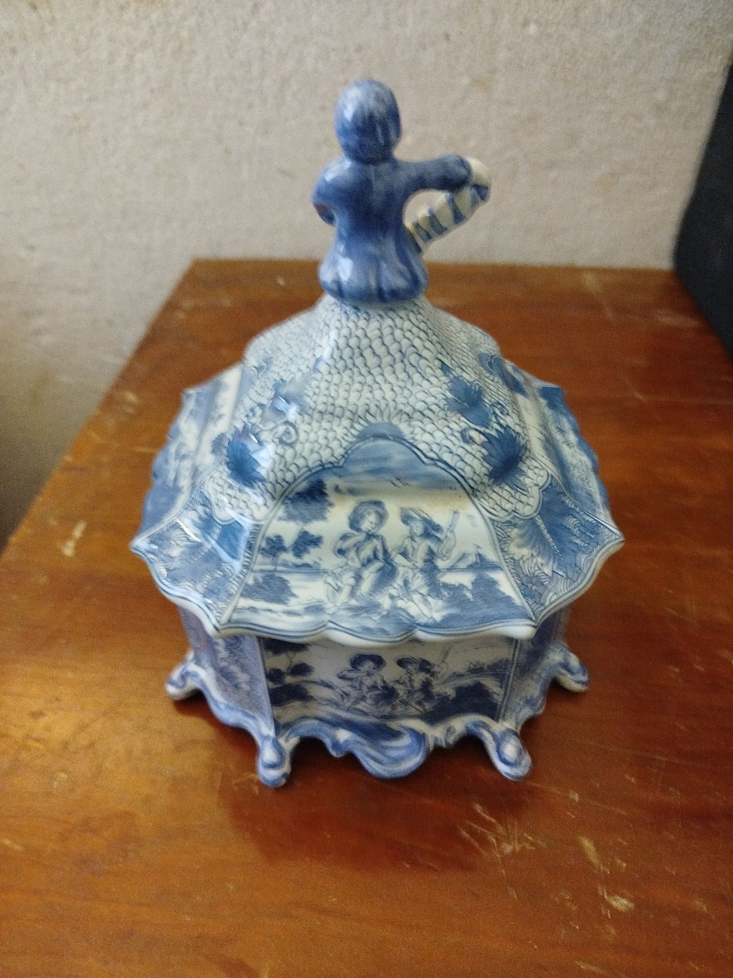 Caixa de Tabaco Faiança de Delft ca.1775 P.N.Q 1625