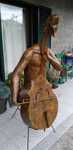 Violoncelo , escultura