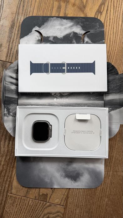 Apple Watch Ultra 3 Tytan Naturalny Ocean Band jak nowy!