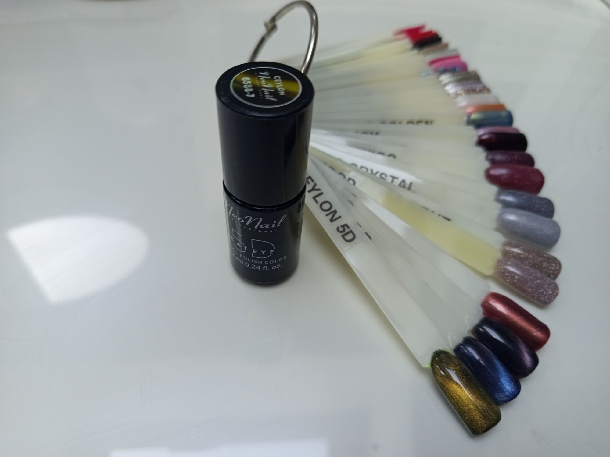 Wysyłka 1zl Neonail Cat Eye 5D Ceylon magnetyczny lakier hybrydowy do