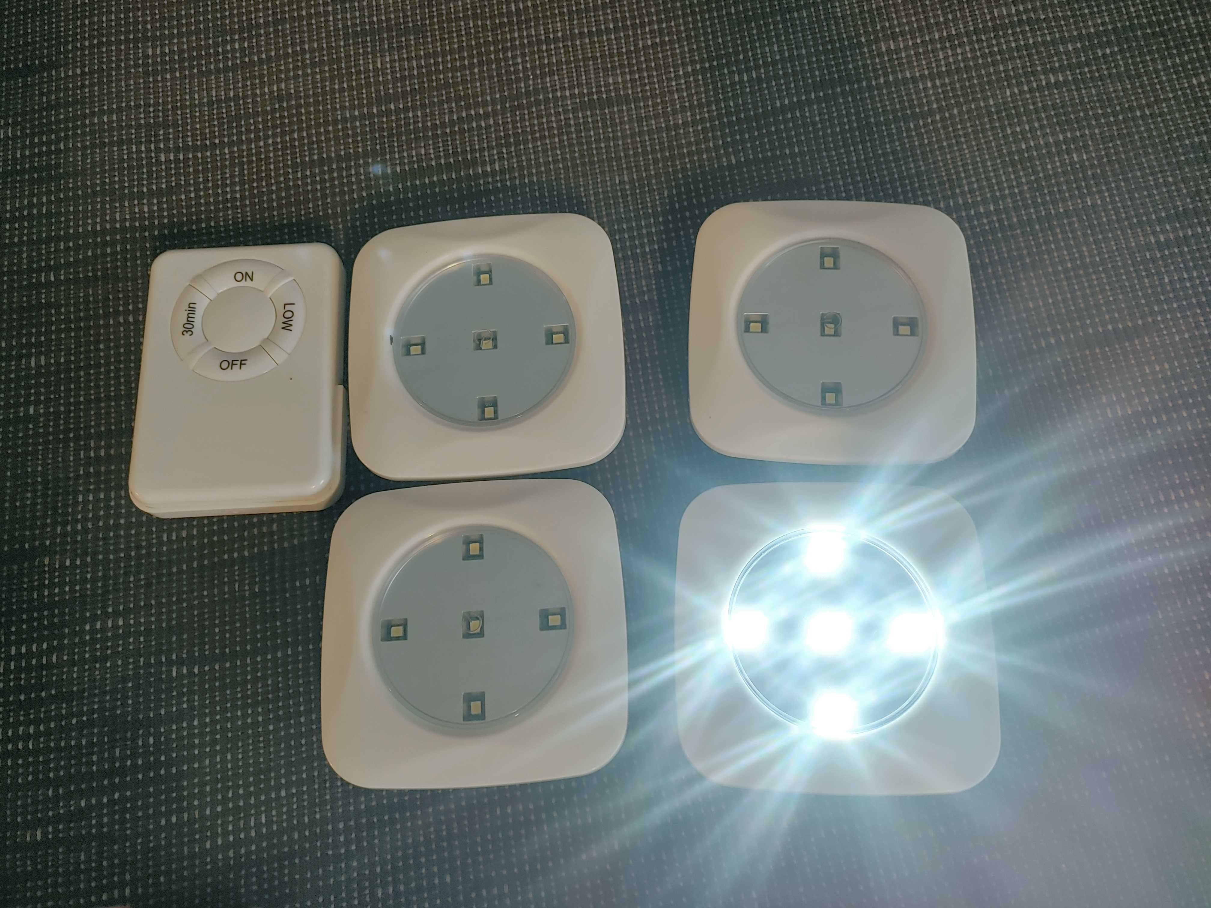 Lampki LED podszafkowe zestaw z pilotem