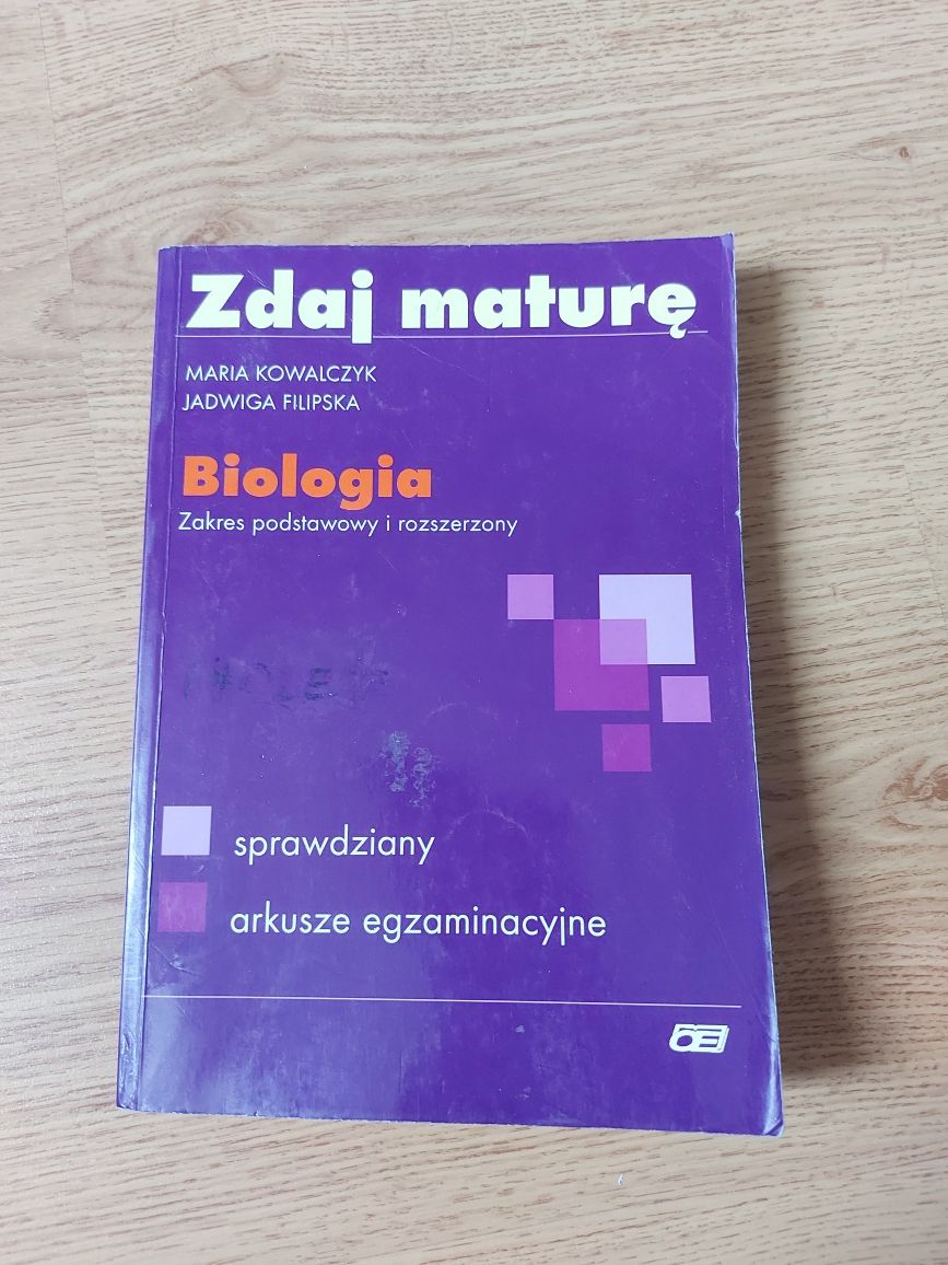 Książka do matury z biologii "Zdaj maturę"