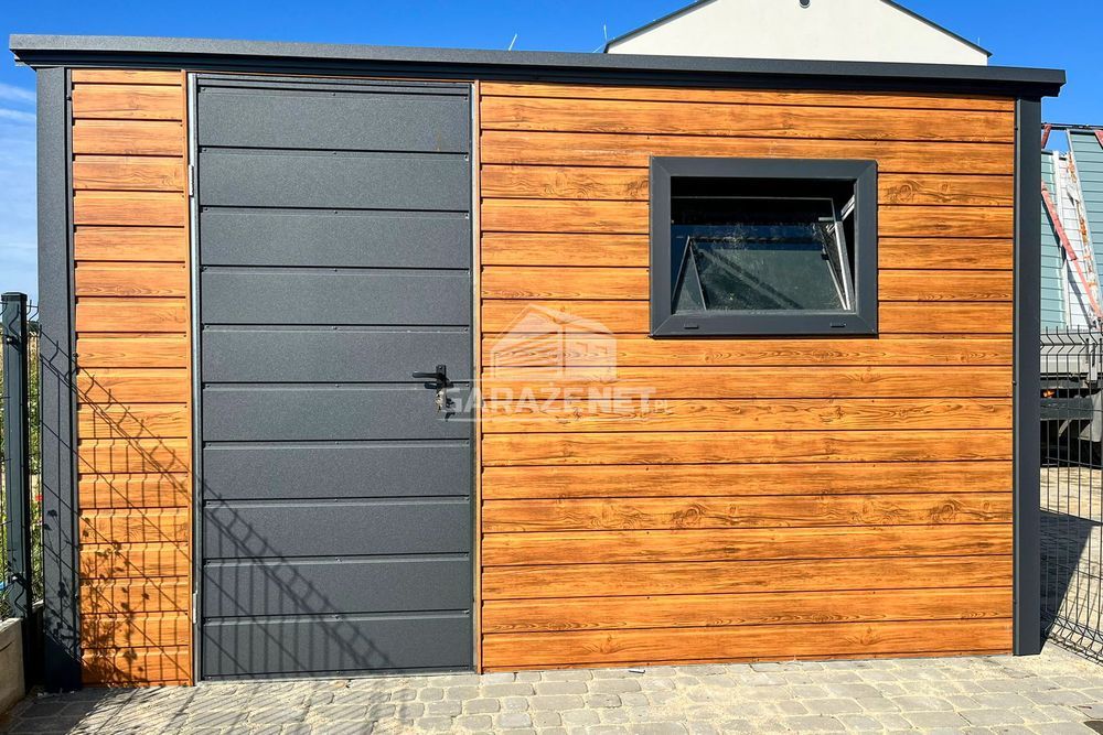 SCHOWEK DOMEK OGRODOWY 3,5X2,5M - Drzwi - Okno - Drewnopodobny  TS775